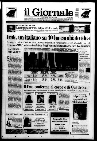 Il giornale : quotidiano del mattino